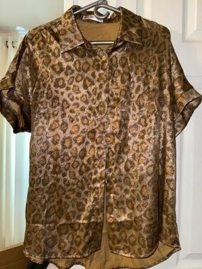 Leopard print blouse